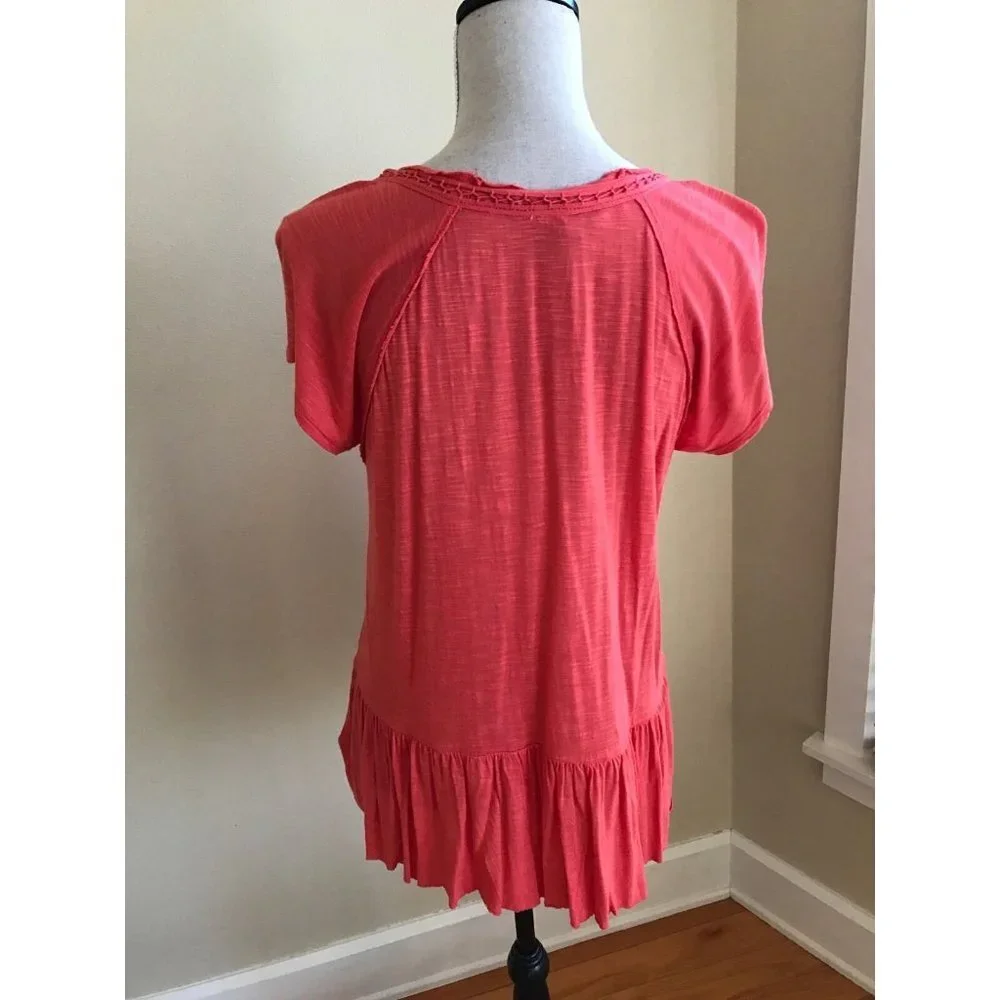 Free People Coral Top Size S